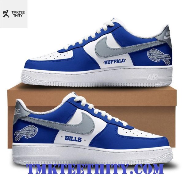 Buffalo Bills Fan Custom Style Leather  Air Foce 1