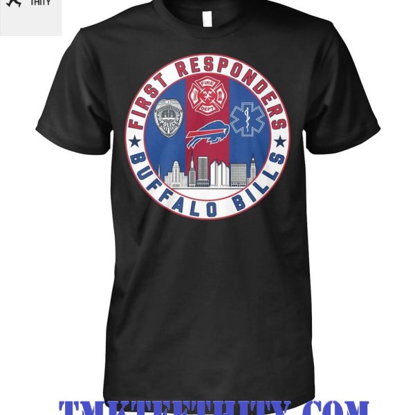 Buffalo Bills First Responders Tribute Unisex T-Shirt