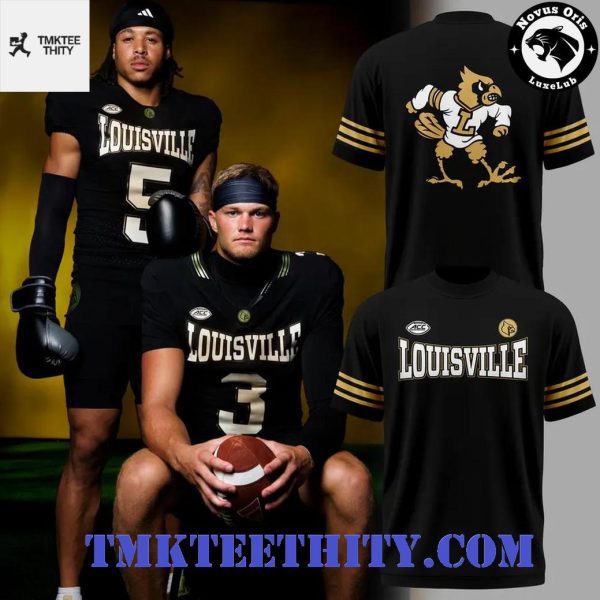 Louisville Cardinals Football Fan Apparel All For The Ville Hoodie