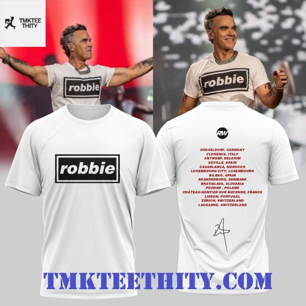 Robbie Williams Britpop World Tour Graphic T-Shirt