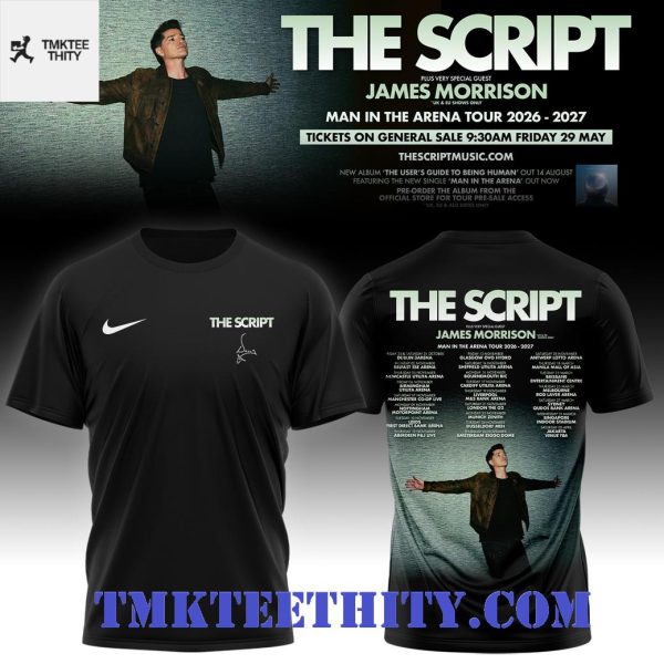 The Script Man In The Arena Album Tour 2026 Limited Unisex T-Shirt