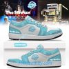 Red and White RW Britpop World Tour Custom Name Air Jordan