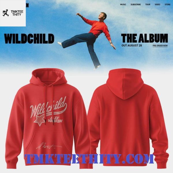 Alex Warren Little Orphan Tour Wildchild Graphic Printed Hoodie