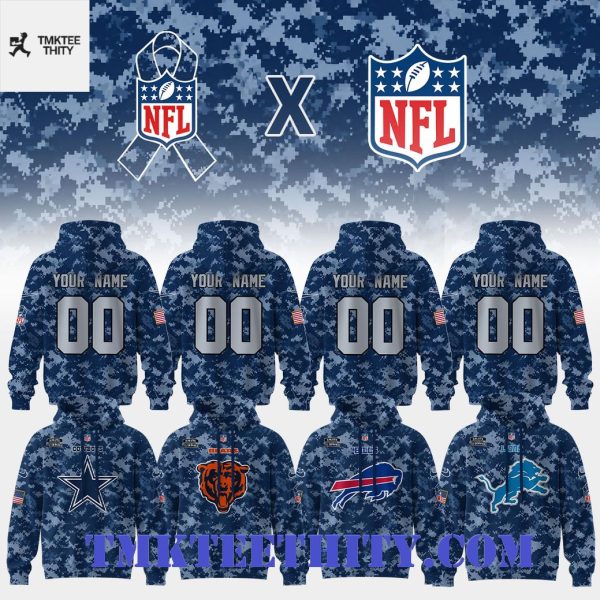 All Team NFL Military Appreciation Camo Hoodie