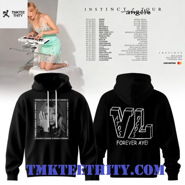 Angele Instinct Tour 2027 VL Forever Aye Concert Hoodie