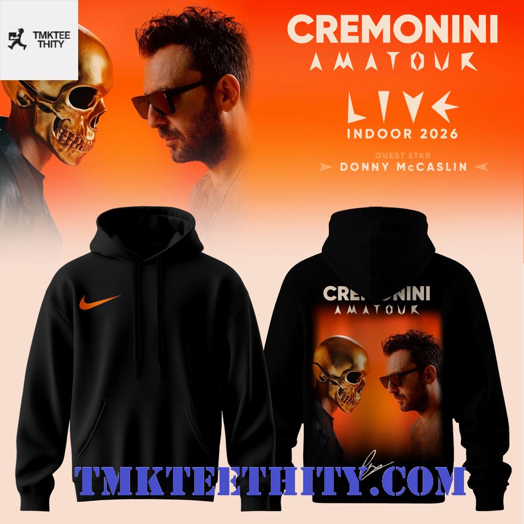 Cesare Cremonini Amatour Indoor 2026 Tour Music Hoodie Cesare Cremonini Amatour Indoor 2026 Tour Music Hoodie