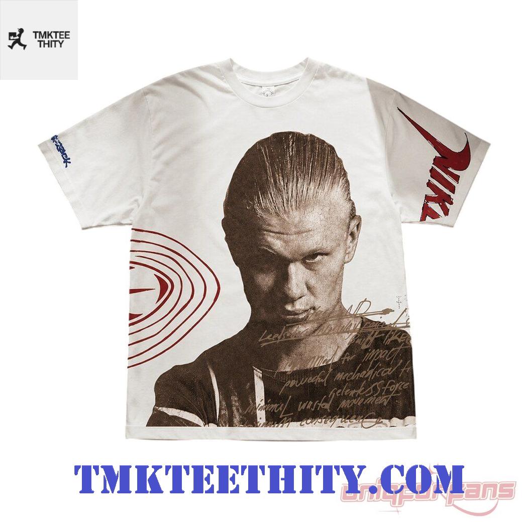 Erling Haaland x Cactus Jack Crossover Graphic T-Shirt 3D Erling Haaland x Cactus Jack Crossover Graphic T-Shirt 3D