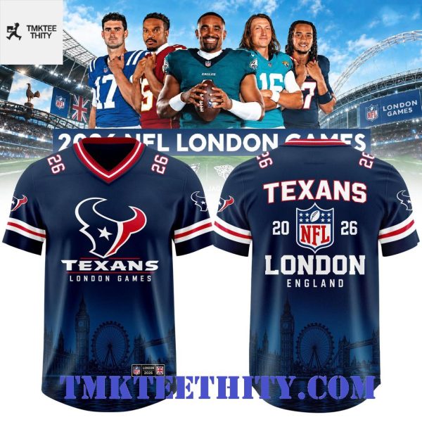 Houston Texans 2026 London Games Football Jersey