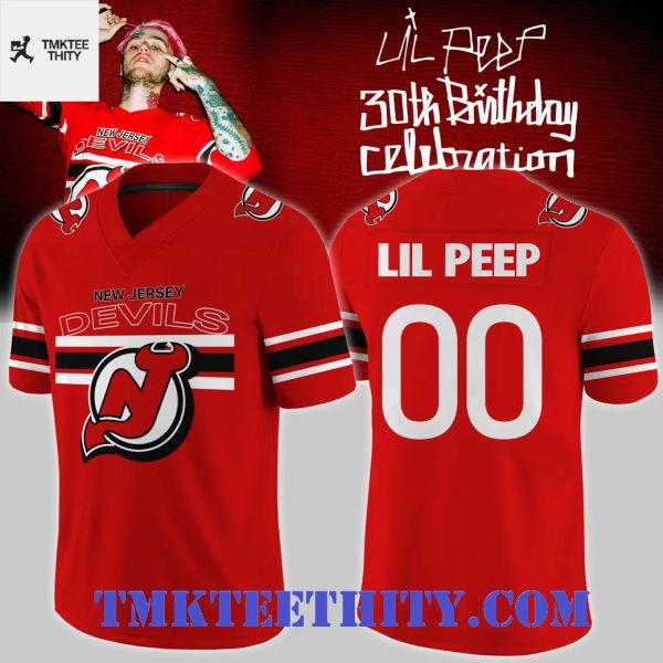 New Jersey Devils x Lil Peep 30th Birthday Celebration Custom Signature Jersey