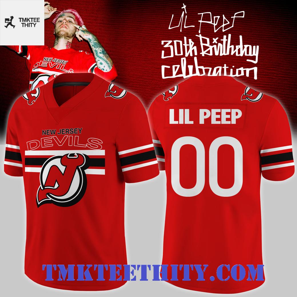 New Jersey Devils x Lil Peep 30th Birthday Celebration Custom Signature Jersey New Jersey Devils x Lil Peep 30th Birthday Celebration Custom Signature Jersey