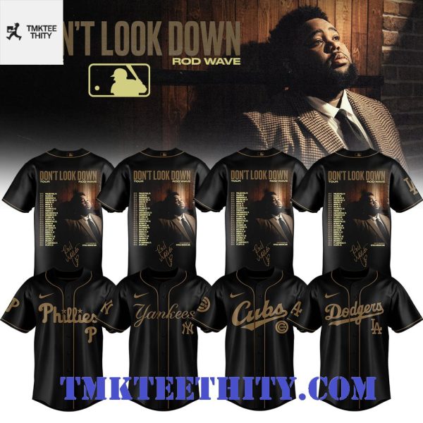 MLB x Rod Wave Don’t Look Down Tour Baseball Jersey