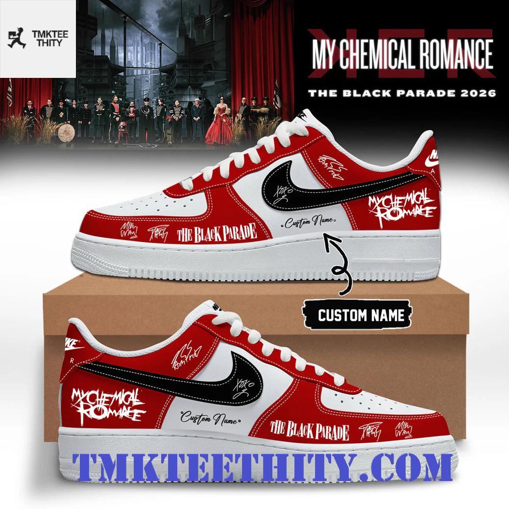 My Chemical Romance The Black Parade Tour Sneakers Air Force 1 My Chemical Romance The Black Parade Tour Sneakers Air Force 1
