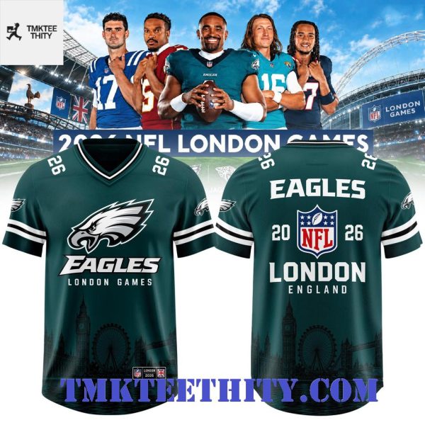 Philadelphia Eagles x London Games 2026 Football Jersey