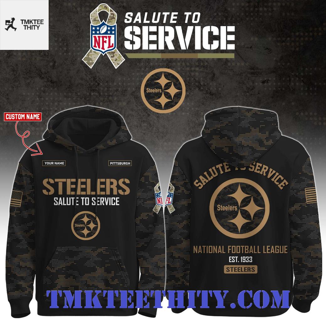 Pittsburgh Steelers Salute To Service Camo Hoodie Pittsburgh Steelers Salute To Service Camo Hoodie